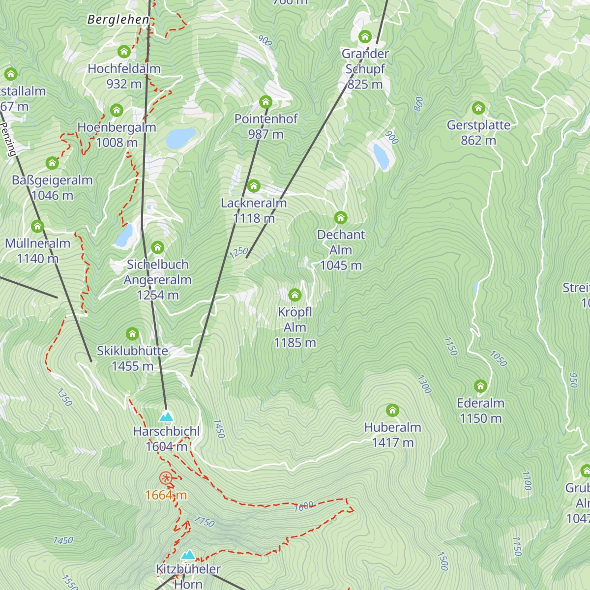 Kröpfl Alm map