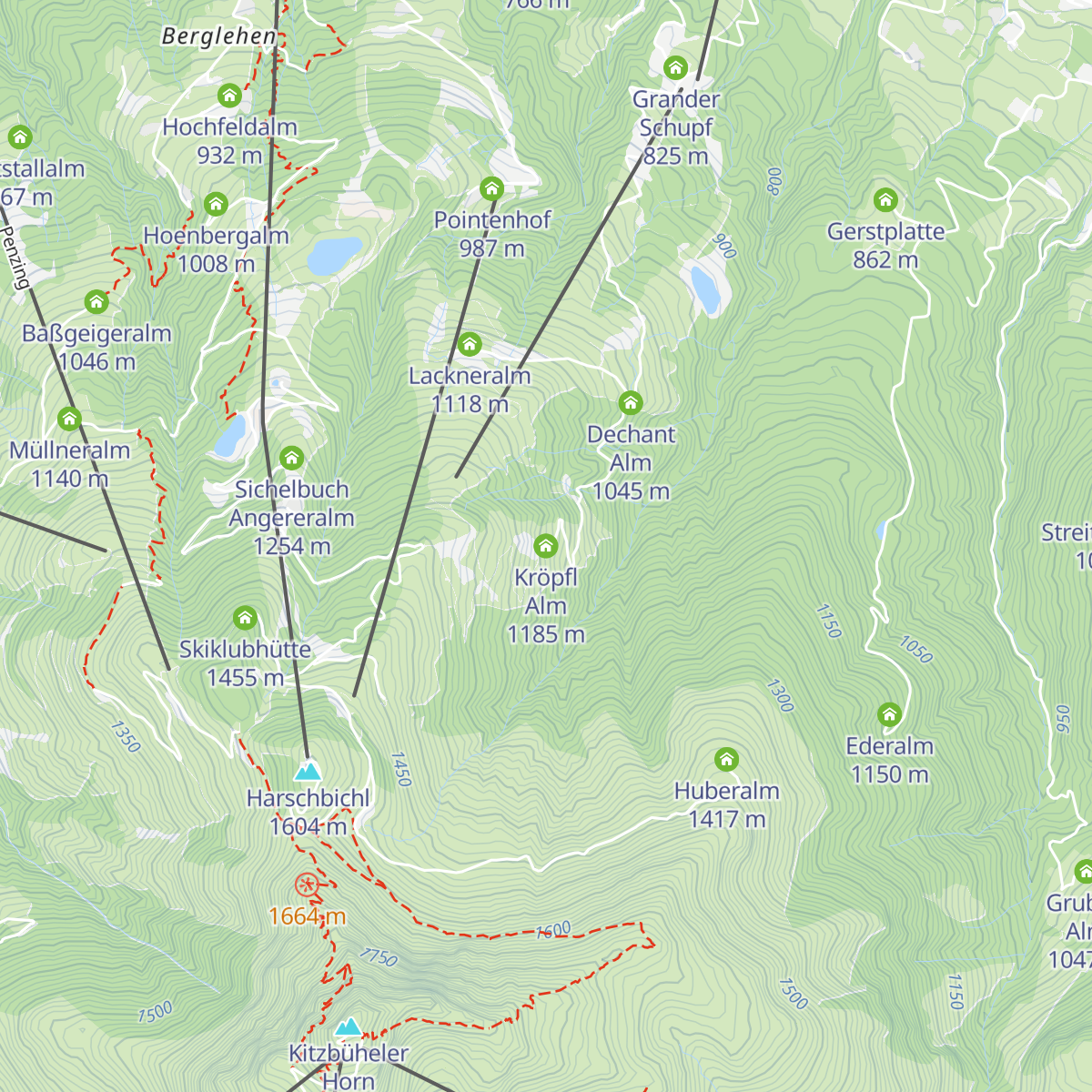 Kröpfl Alm map