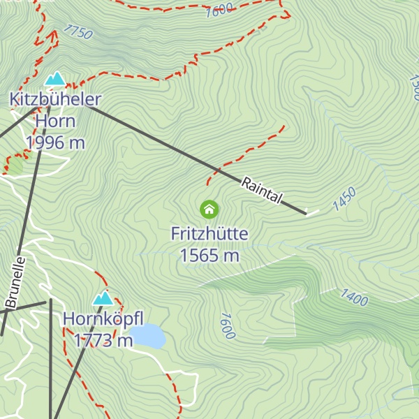 Map of Fritzhütte