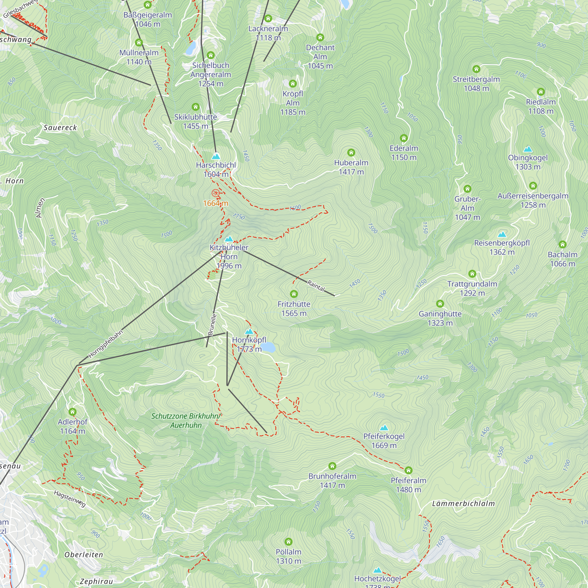 Fritzhütte map