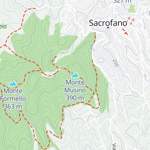 Map of Monte Musino