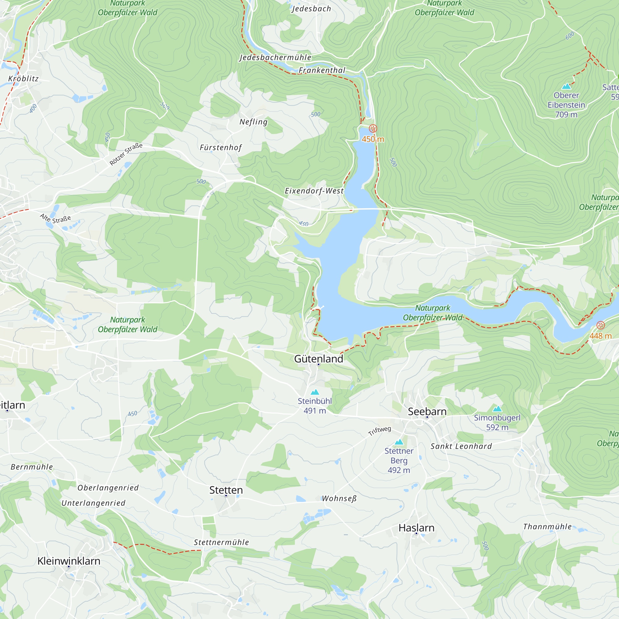 Max Stadlbauer Hütte map