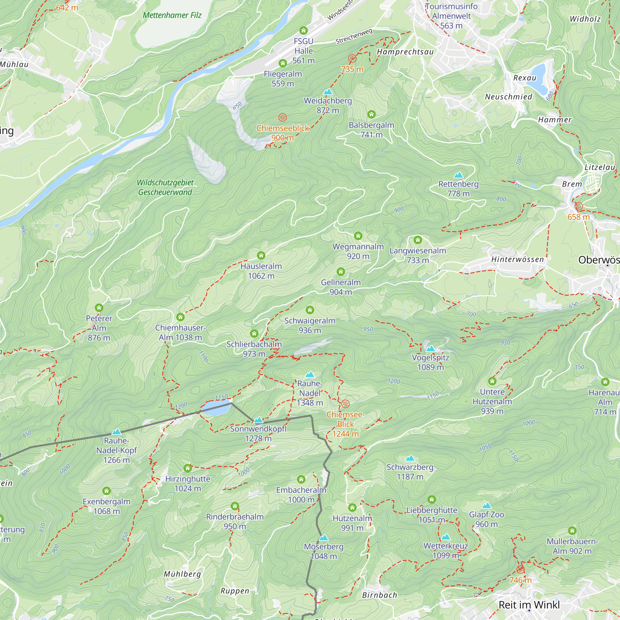 Schwaigeralm map