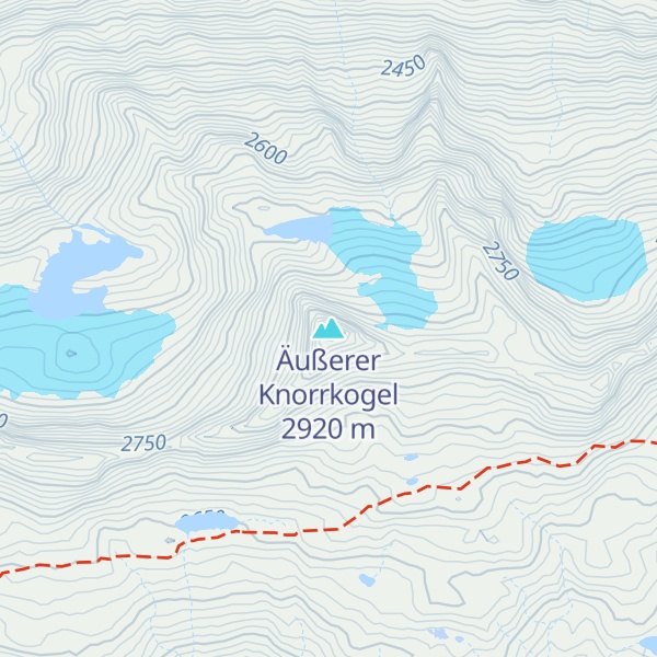 Map of Äußerer Knorrkogel