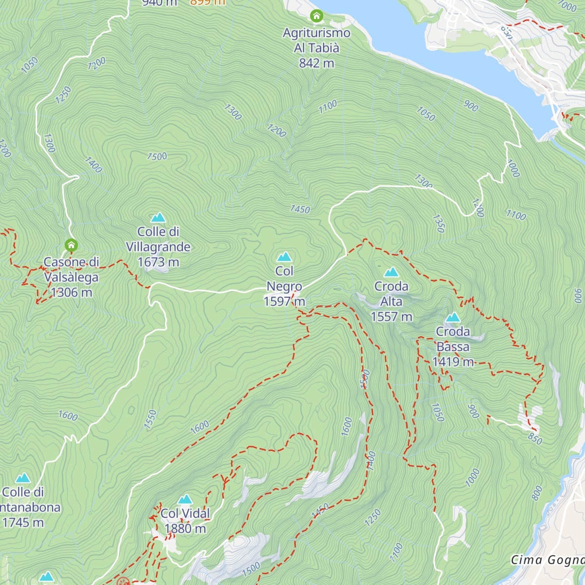 Casone di Campiviei map