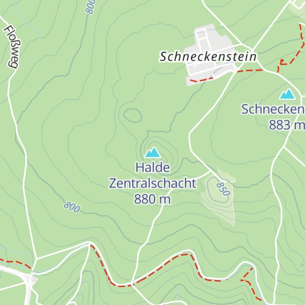 Map of Halde Zentralschacht
