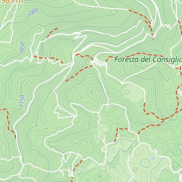 Map of Monte Candaglia