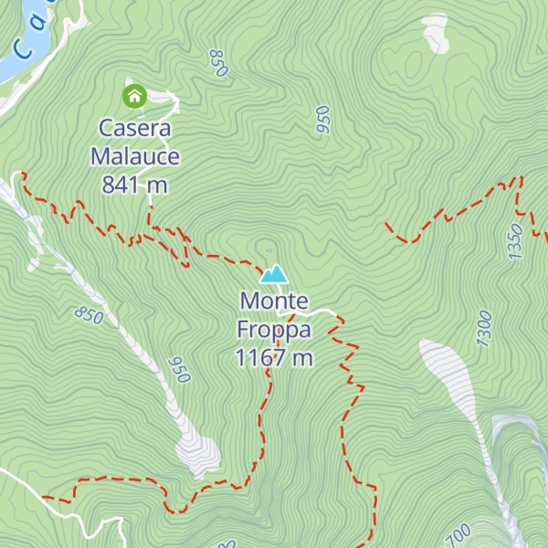 Map of Monte Froppa