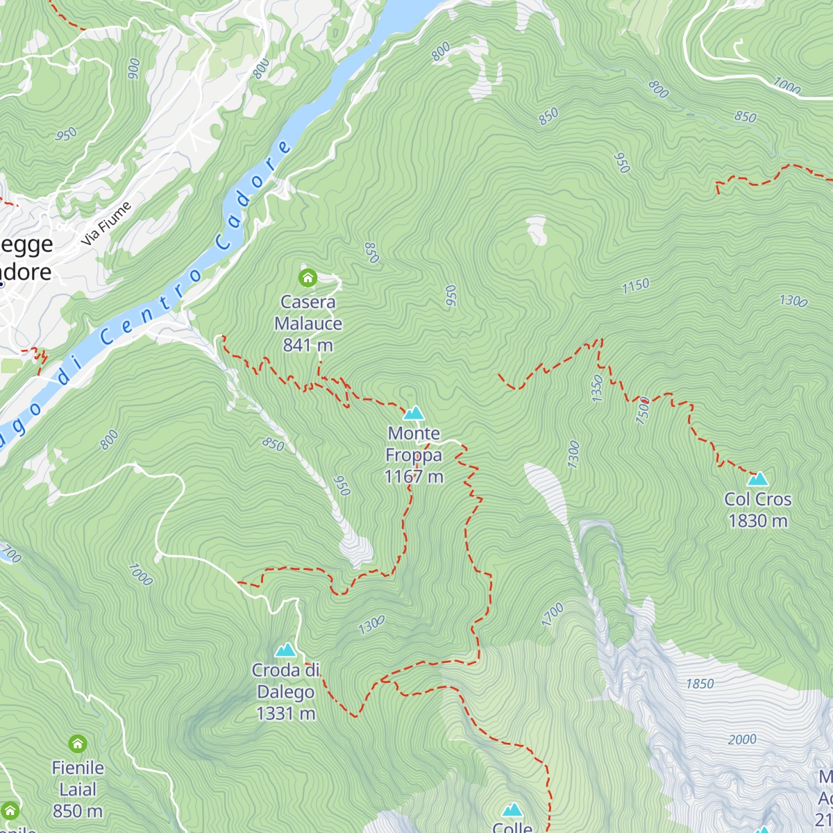 Eremo dei Romiti map