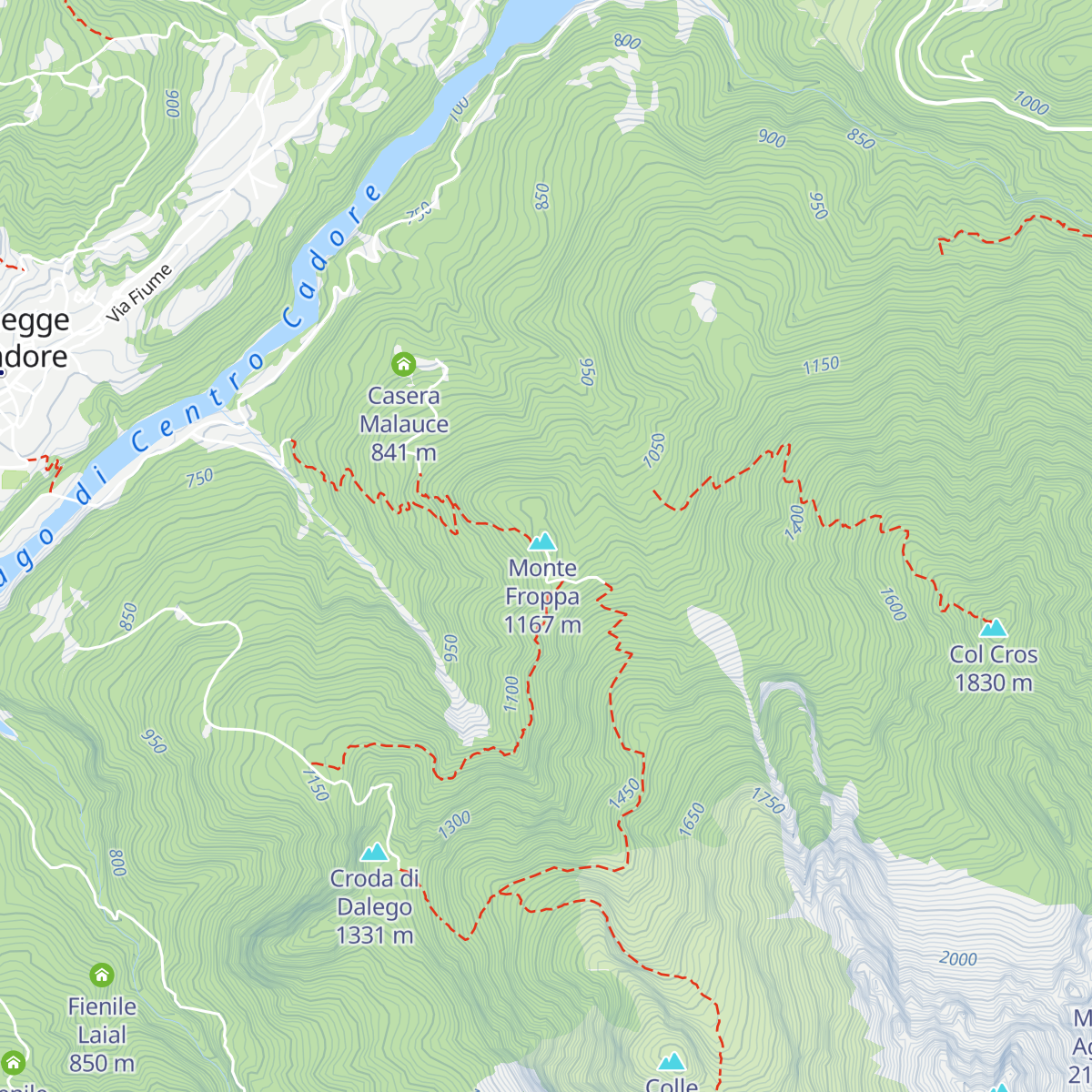 Eremo dei Romiti map