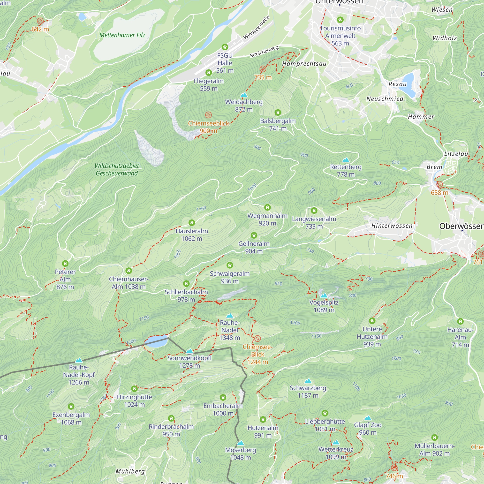 Schmidalm Münsterau map