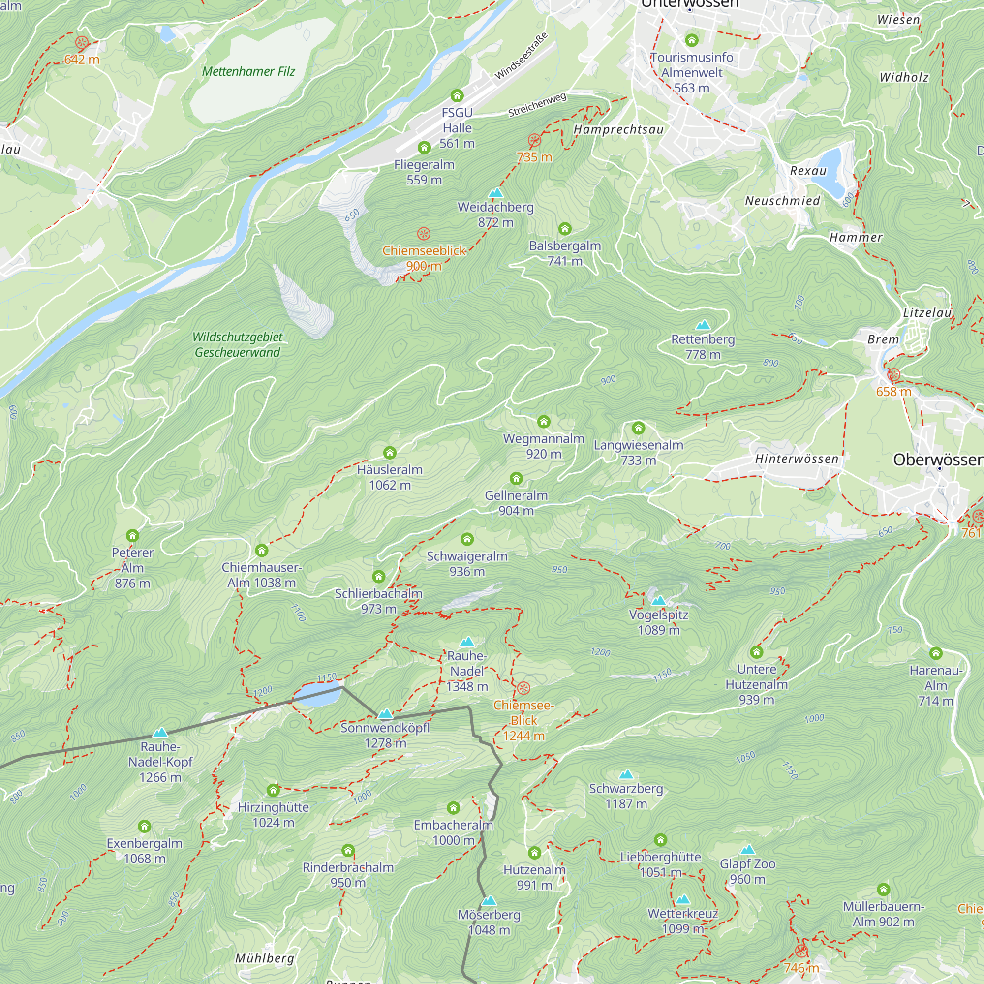 Schmidalm Münsterau map