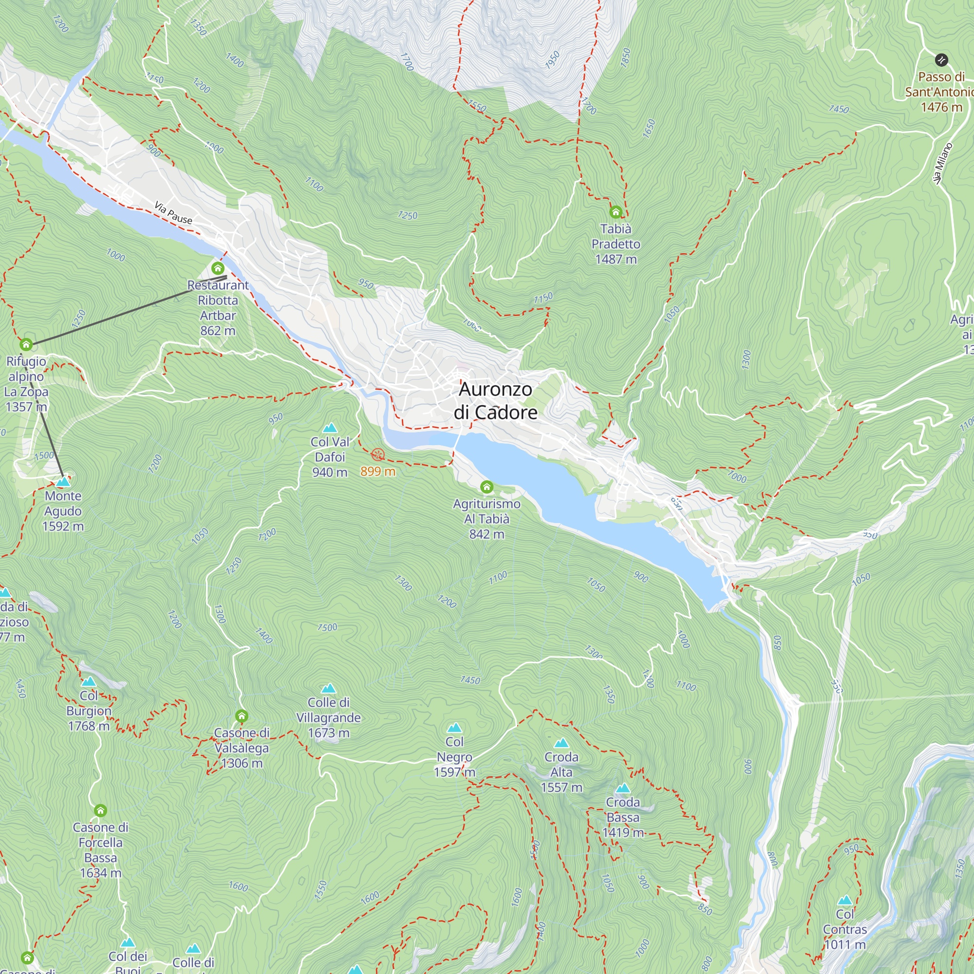 Agriturismo Al Tabià map