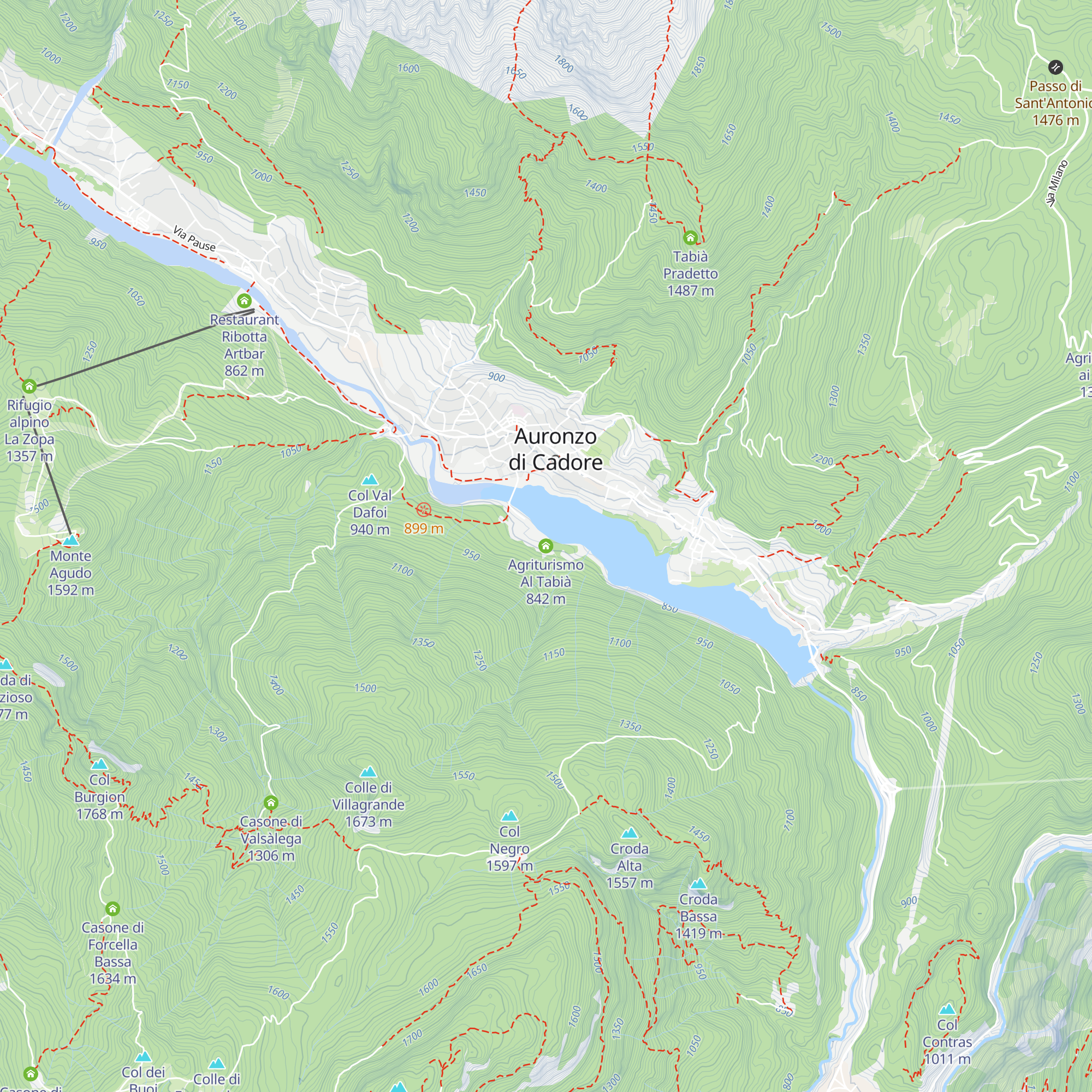 Agriturismo Al Tabià map