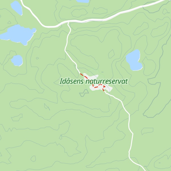 Map of Idåsen