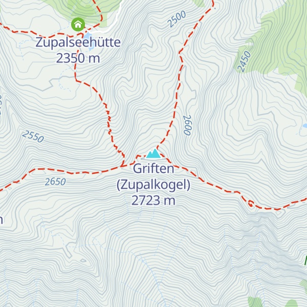 Map of Griften (Zupalkogel)