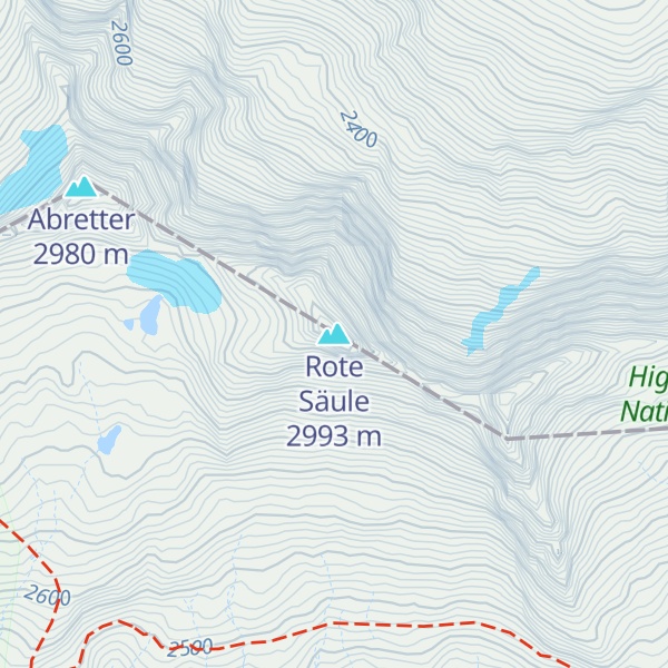 Map of Rote Säule