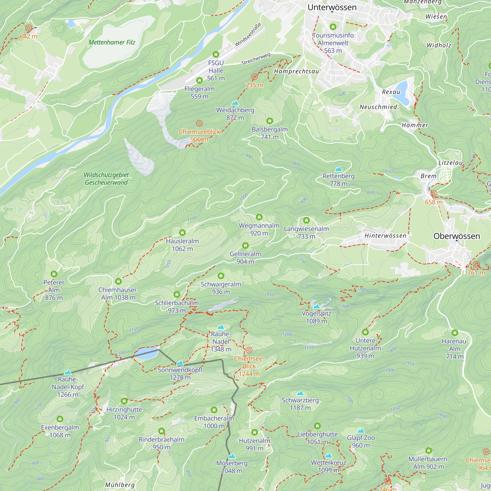 Gellneralm map