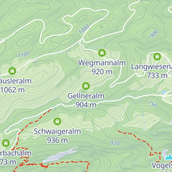Map of Gellneralm
