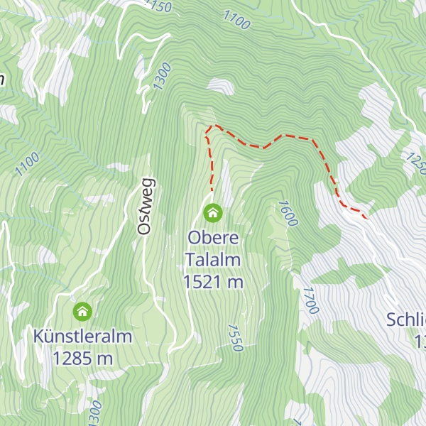Map of Obere Talalm