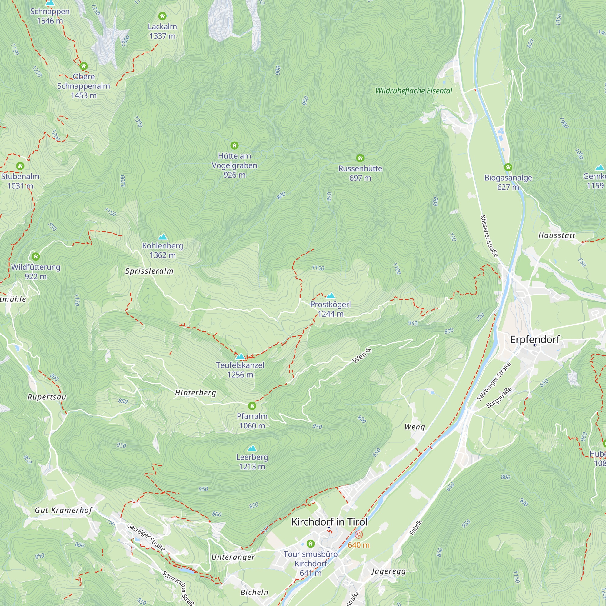 Prostalm map