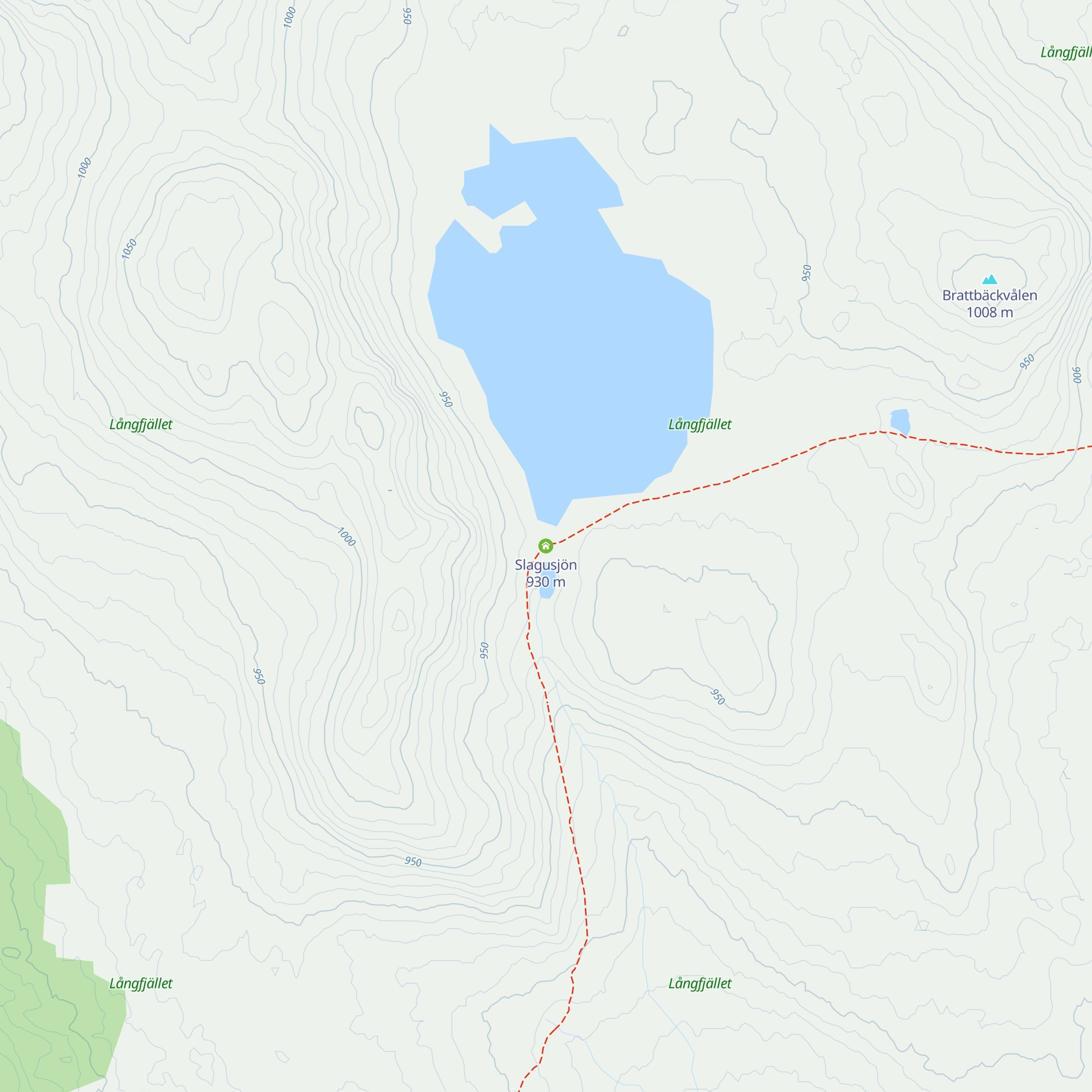 Slagusjön map