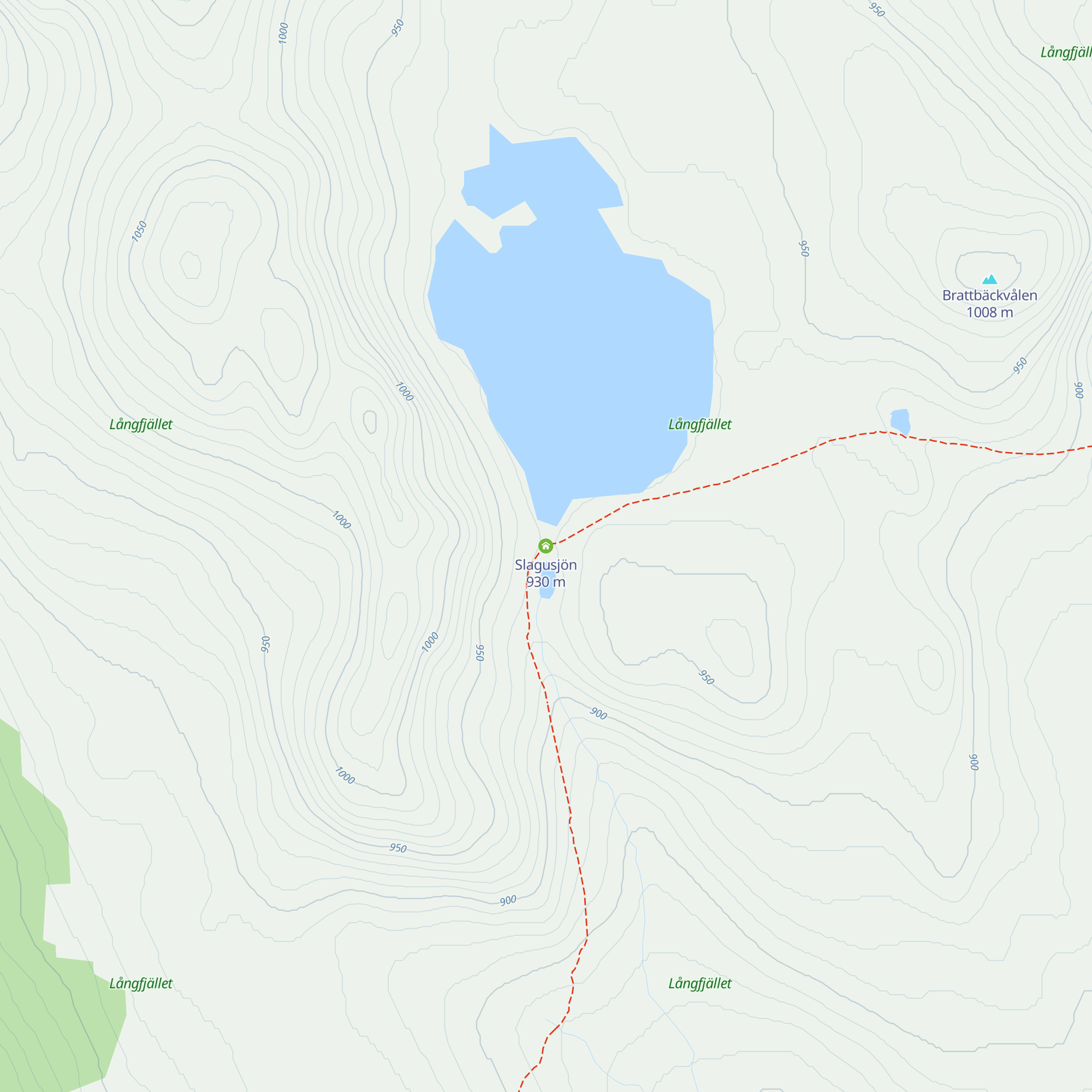 Slagusjön map