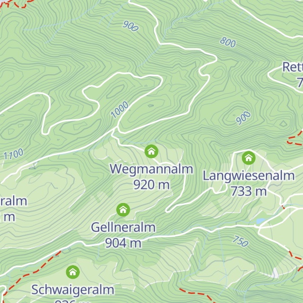 Map of Wegmannalm