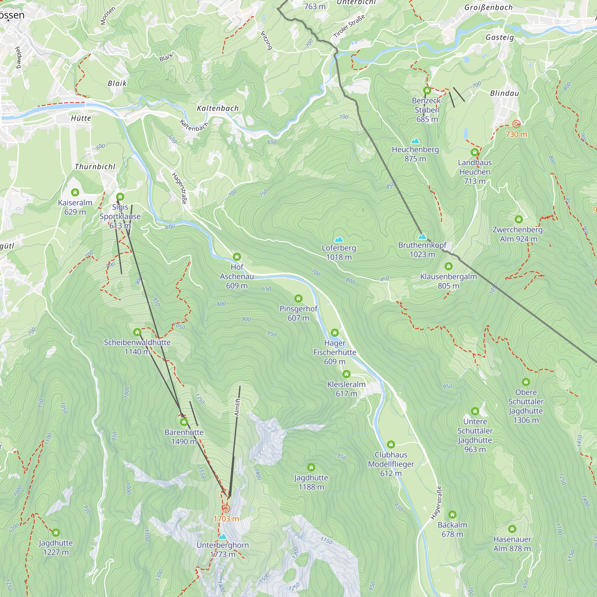 Pinsgerhof map