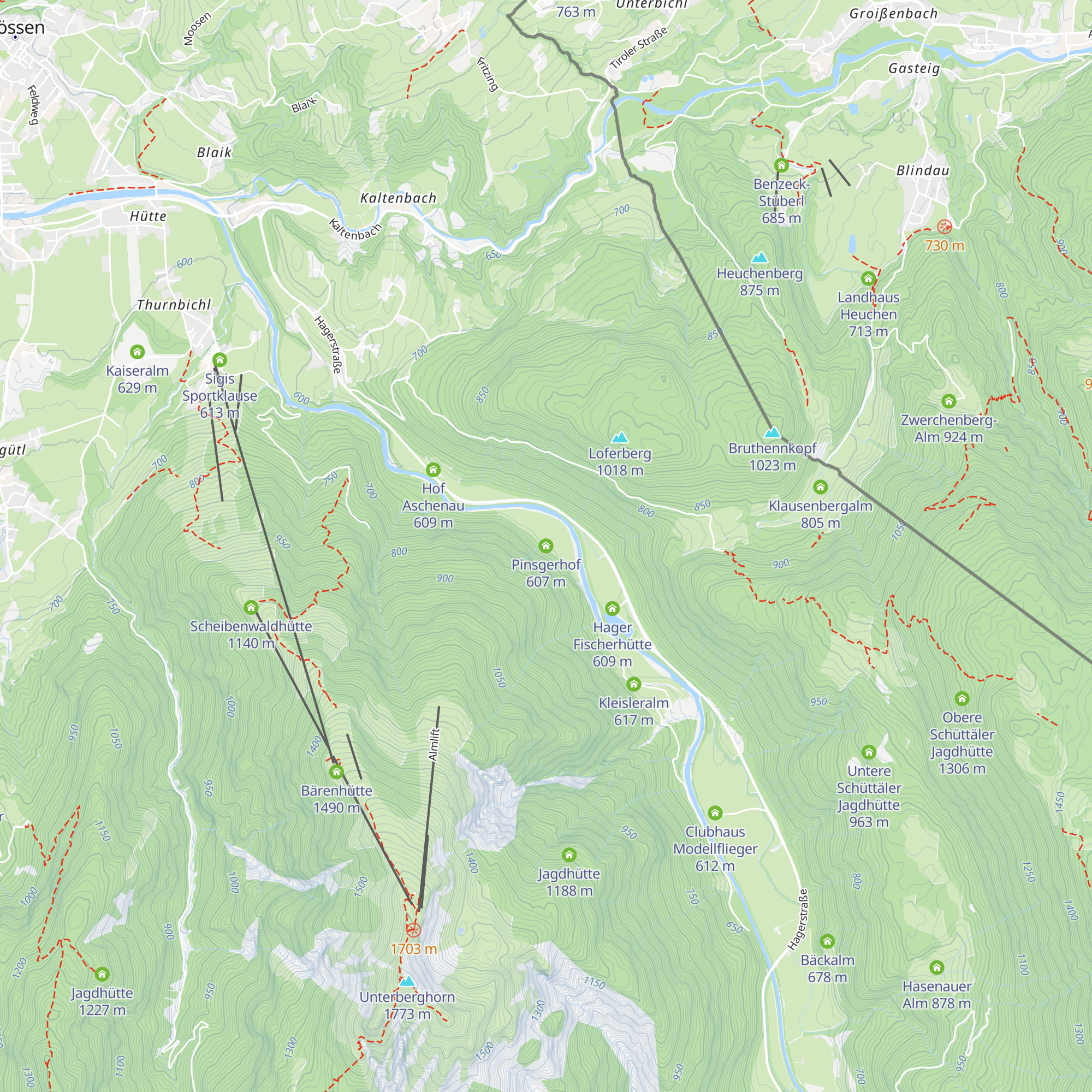 Pinsgerhof map