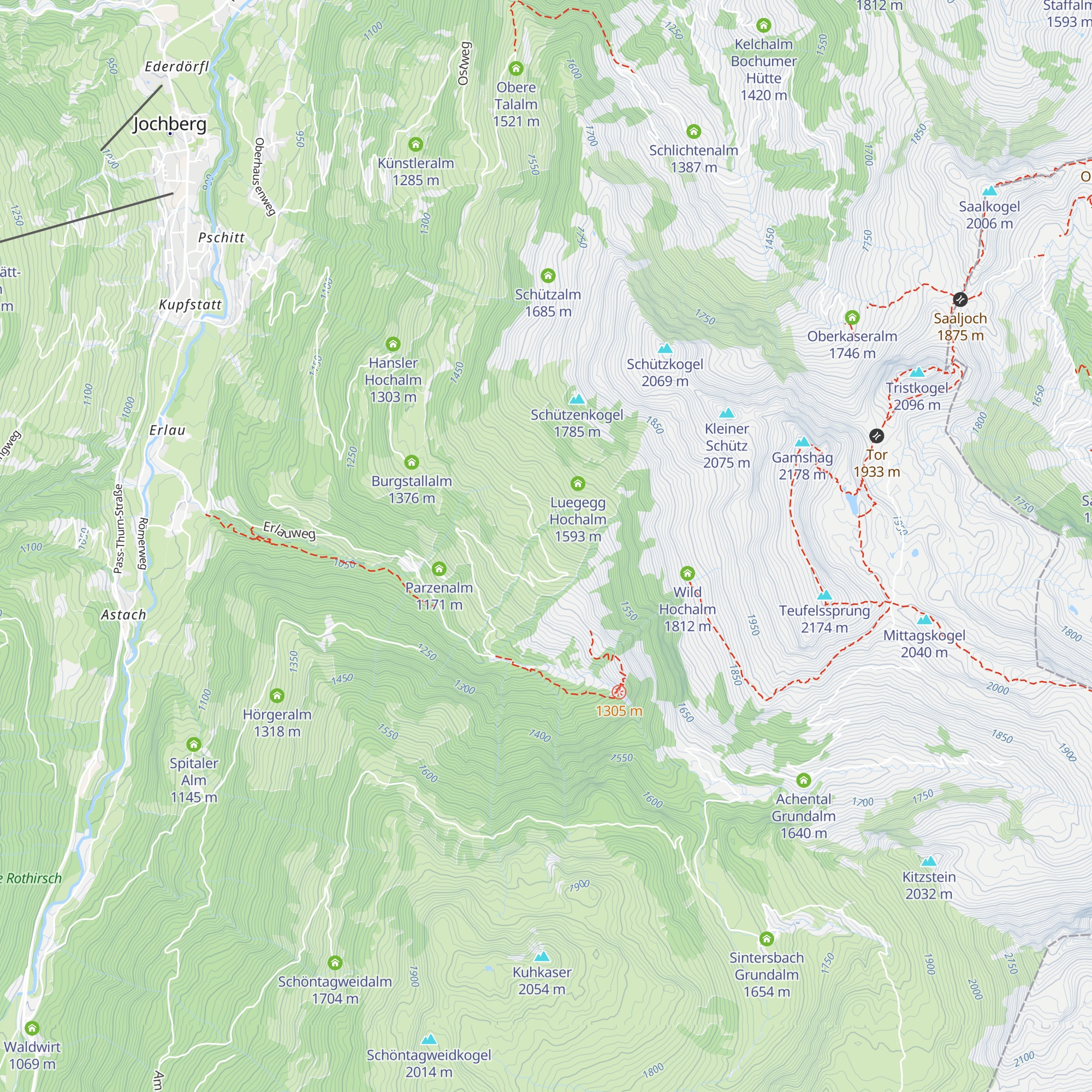 Wildalm map
