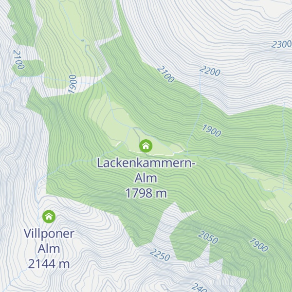 Map of Lackenkammern-Alm