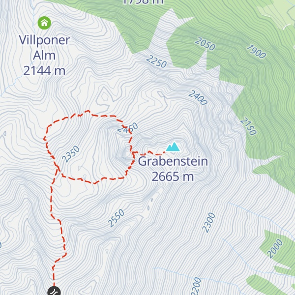 Map of Sauspitze