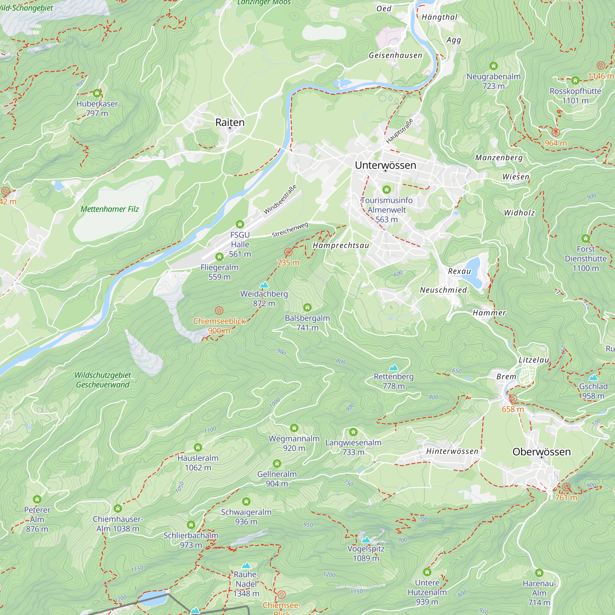 Balsbergalm map