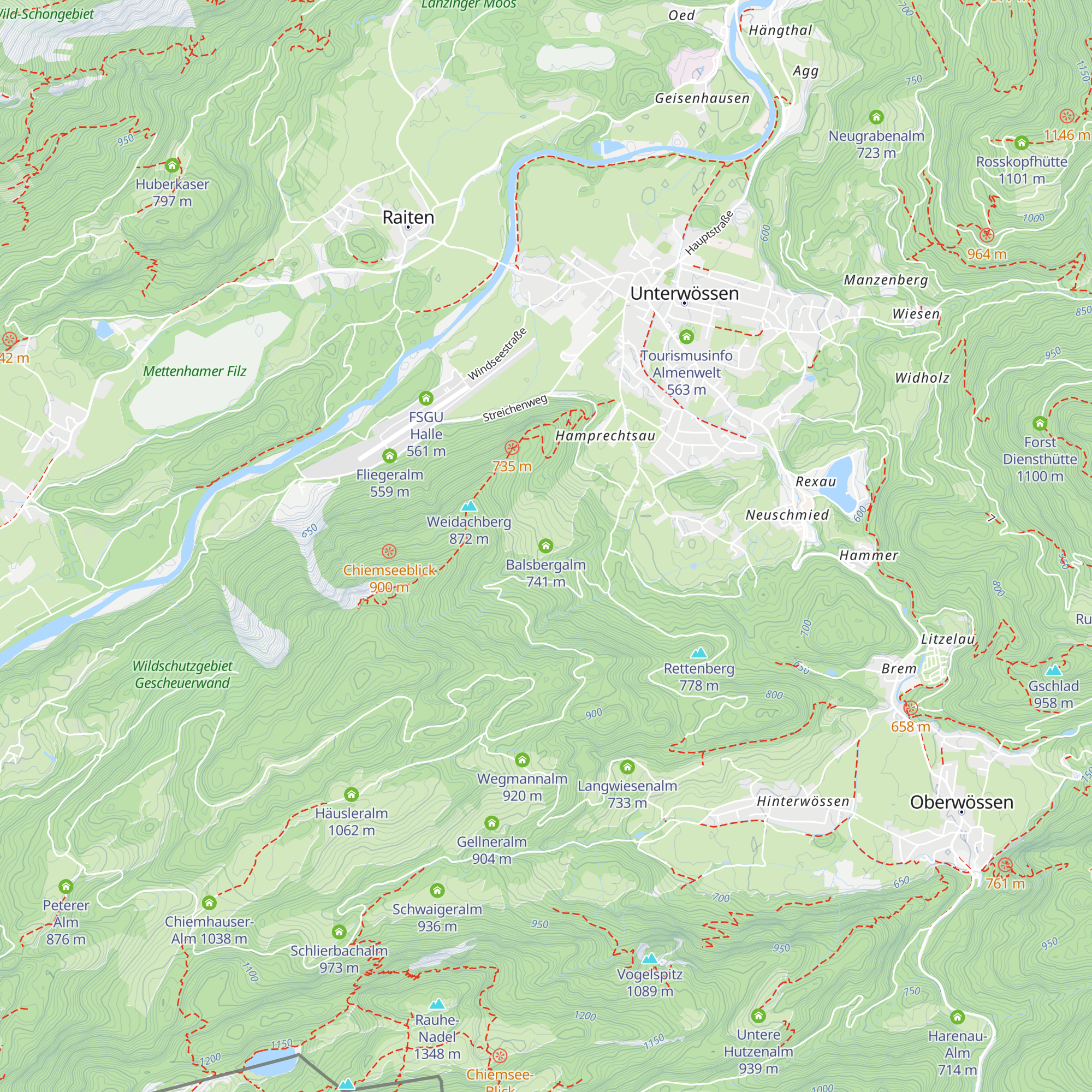 Balsbergalm map