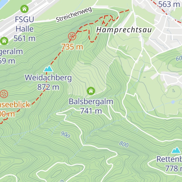 Map of Balsbergalm