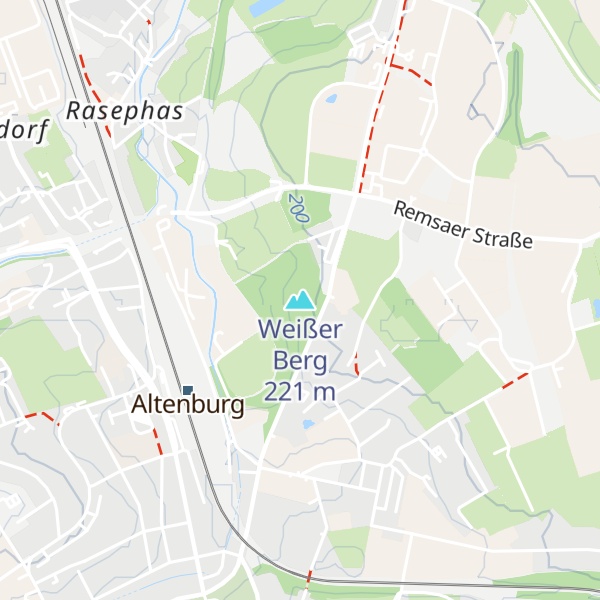Map of Weißer Berg