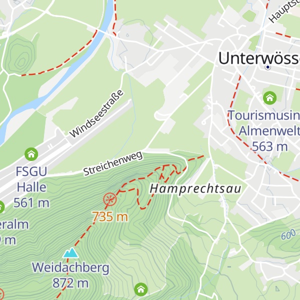 Map of Schützenheim Unterwössen