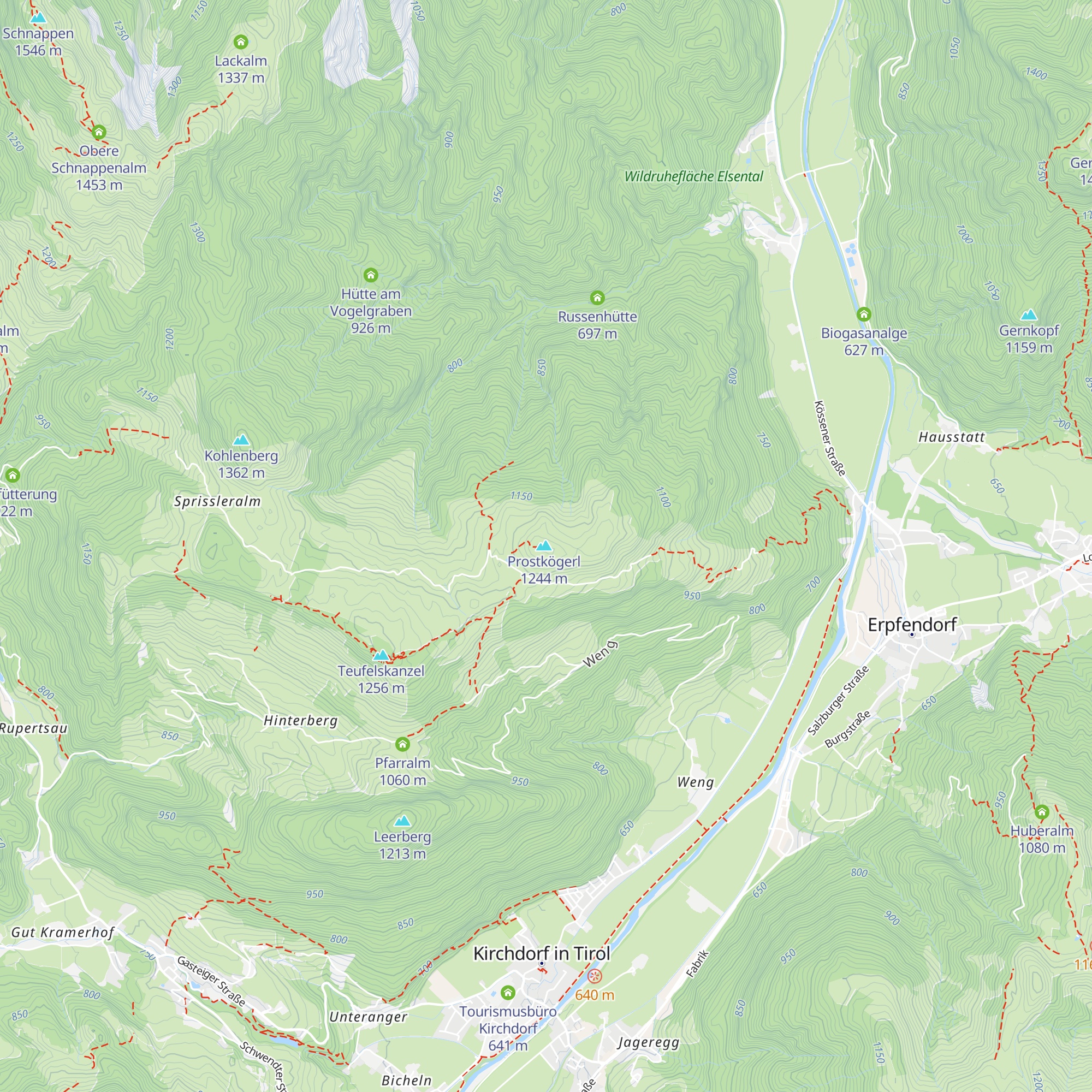 Flugwacht map
