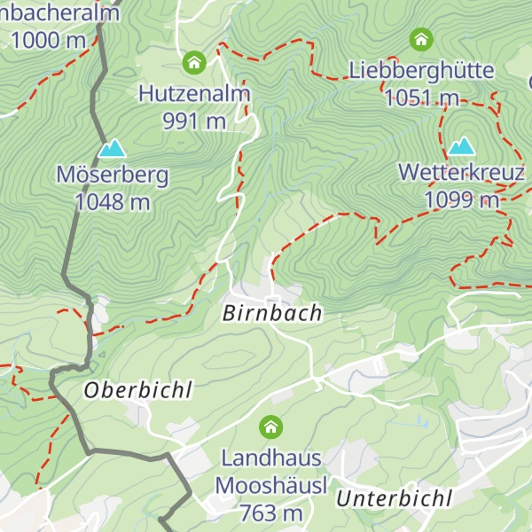 Map of Stoaner-Alm