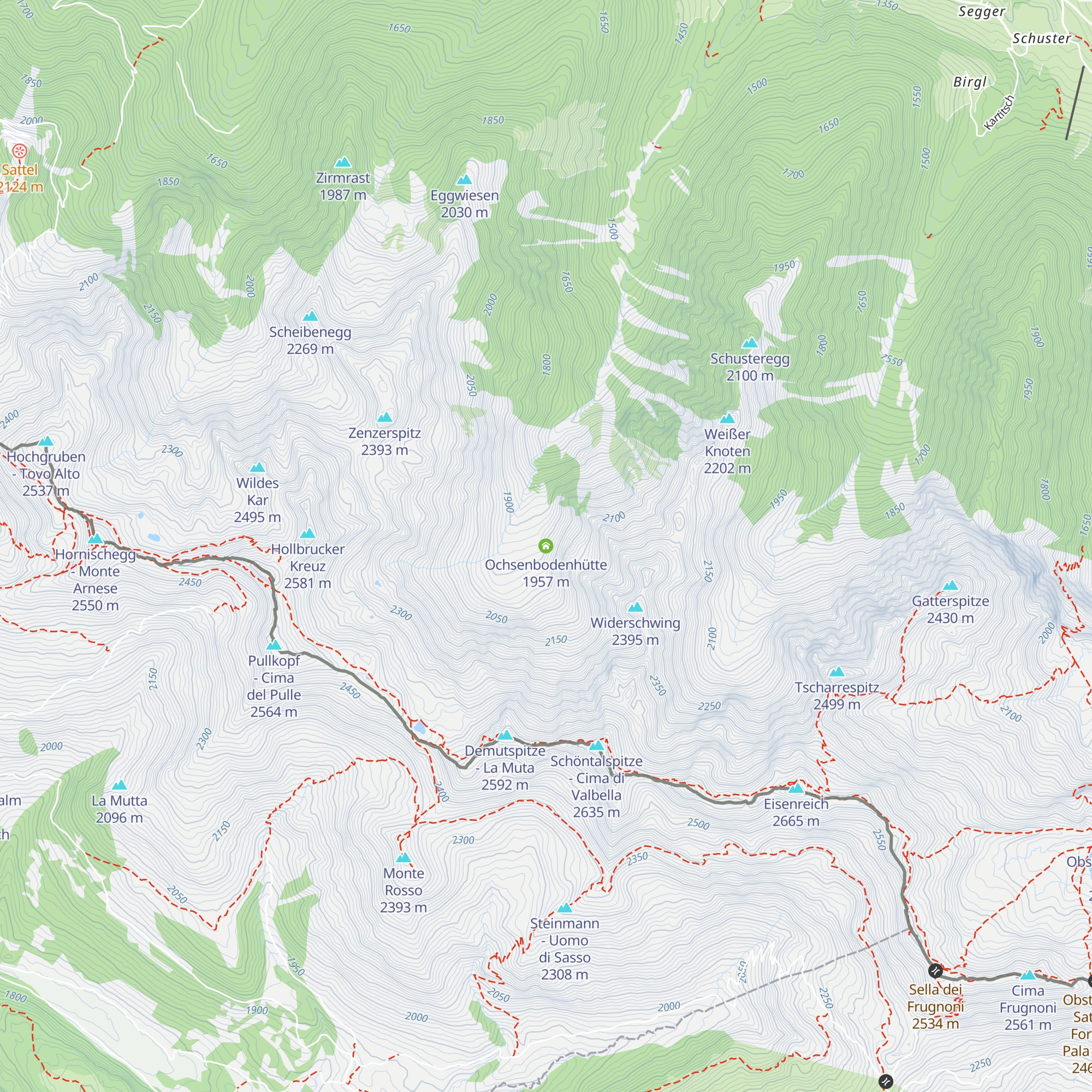 Ochsenbodenhütte map