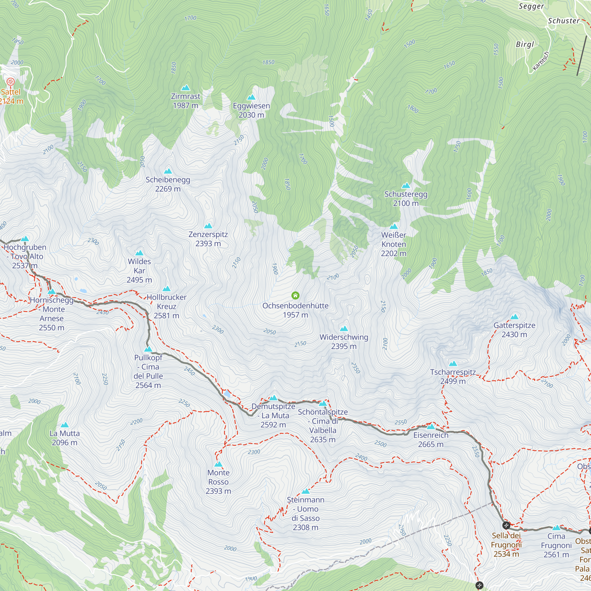 Ochsenbodenhütte map