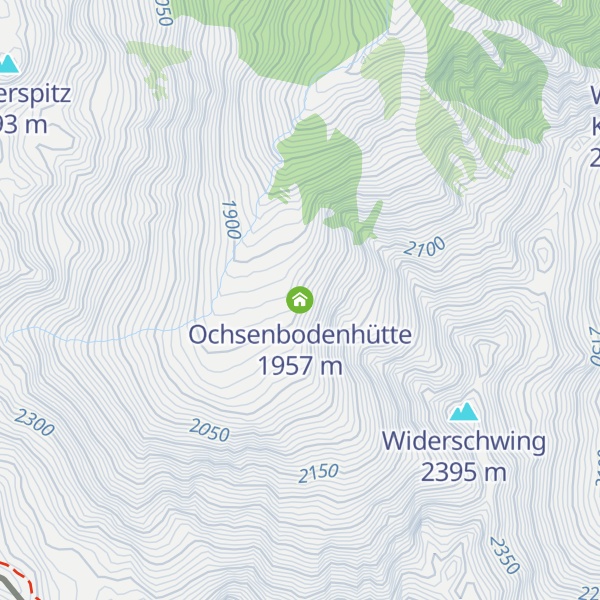 Map of Ochsenbodenhütte