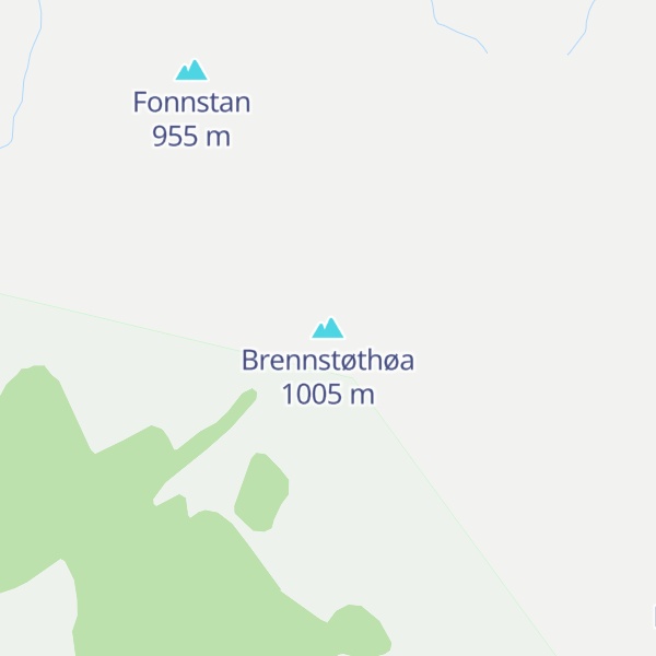 Map of Brennstøthøa