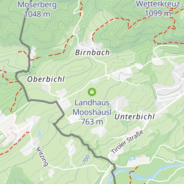 Map of Landhaus Mooshäusl