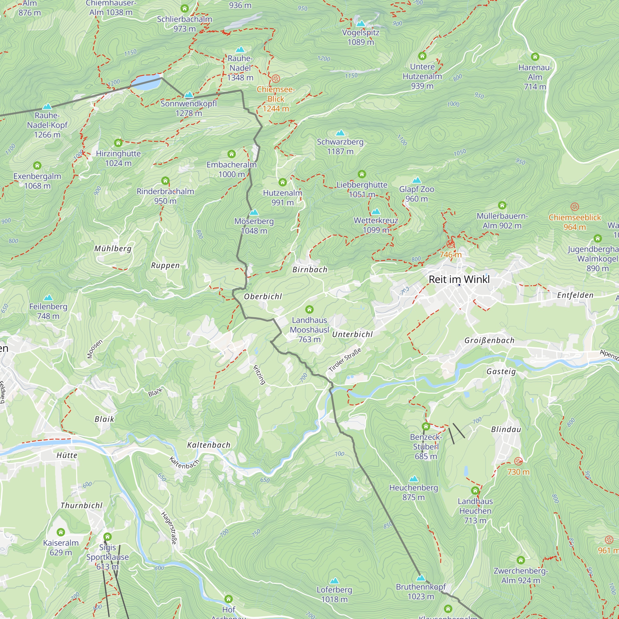 Landhaus Mooshäusl map