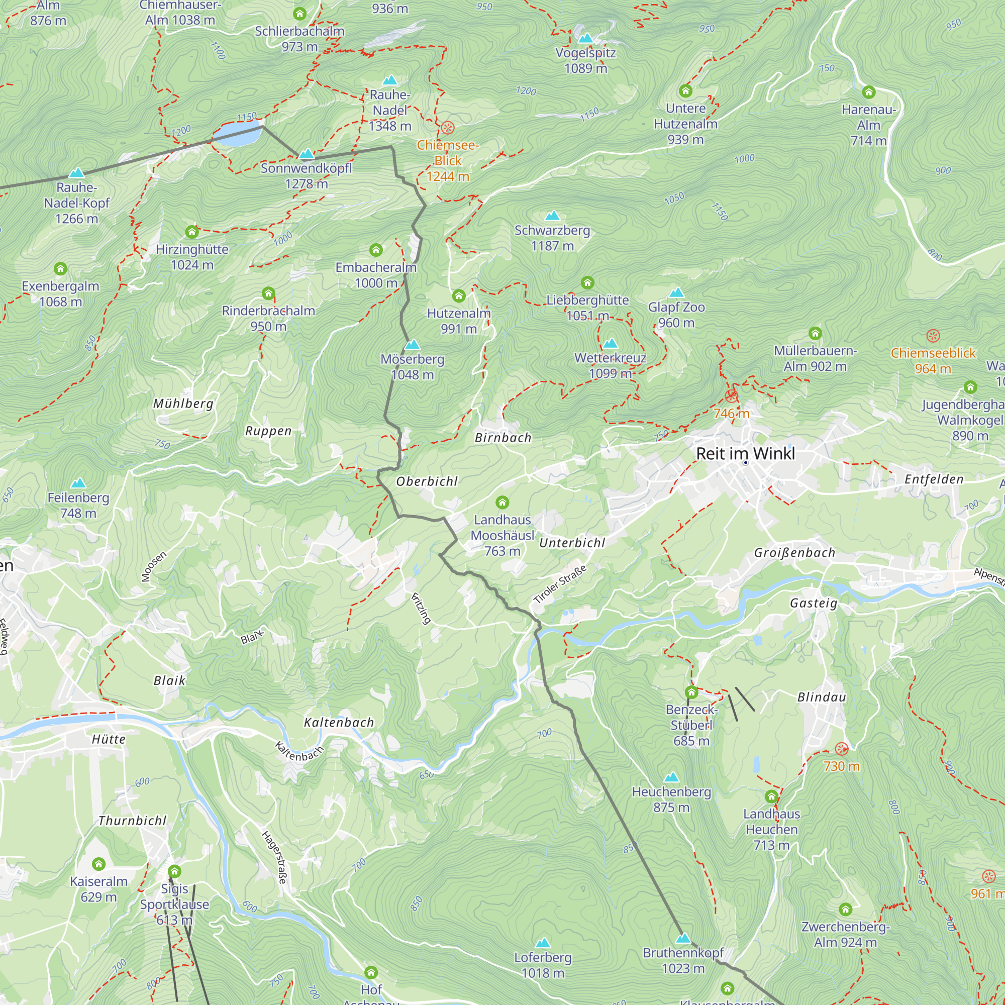 Landhaus Mooshäusl map