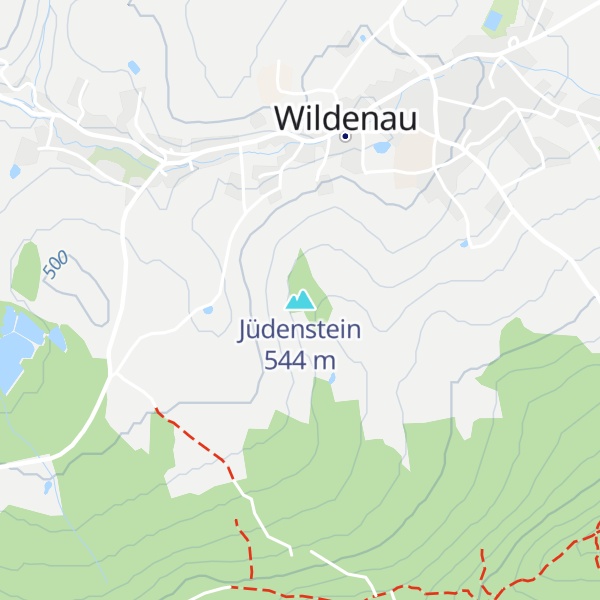 Map of Jüdenstein