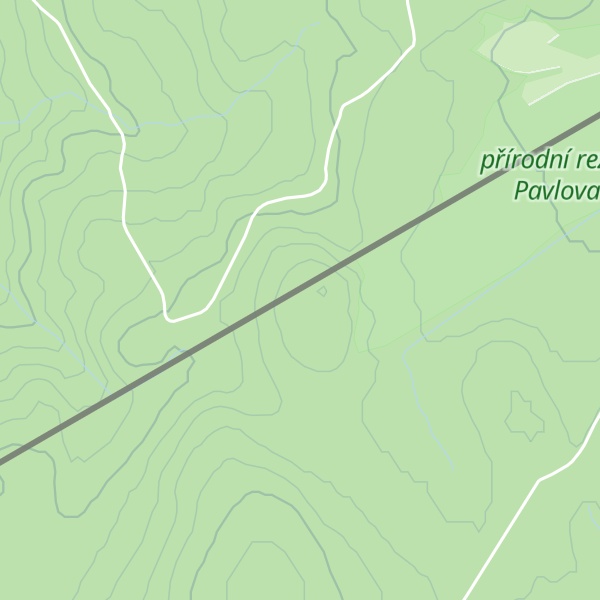 Map of Na Hranicích