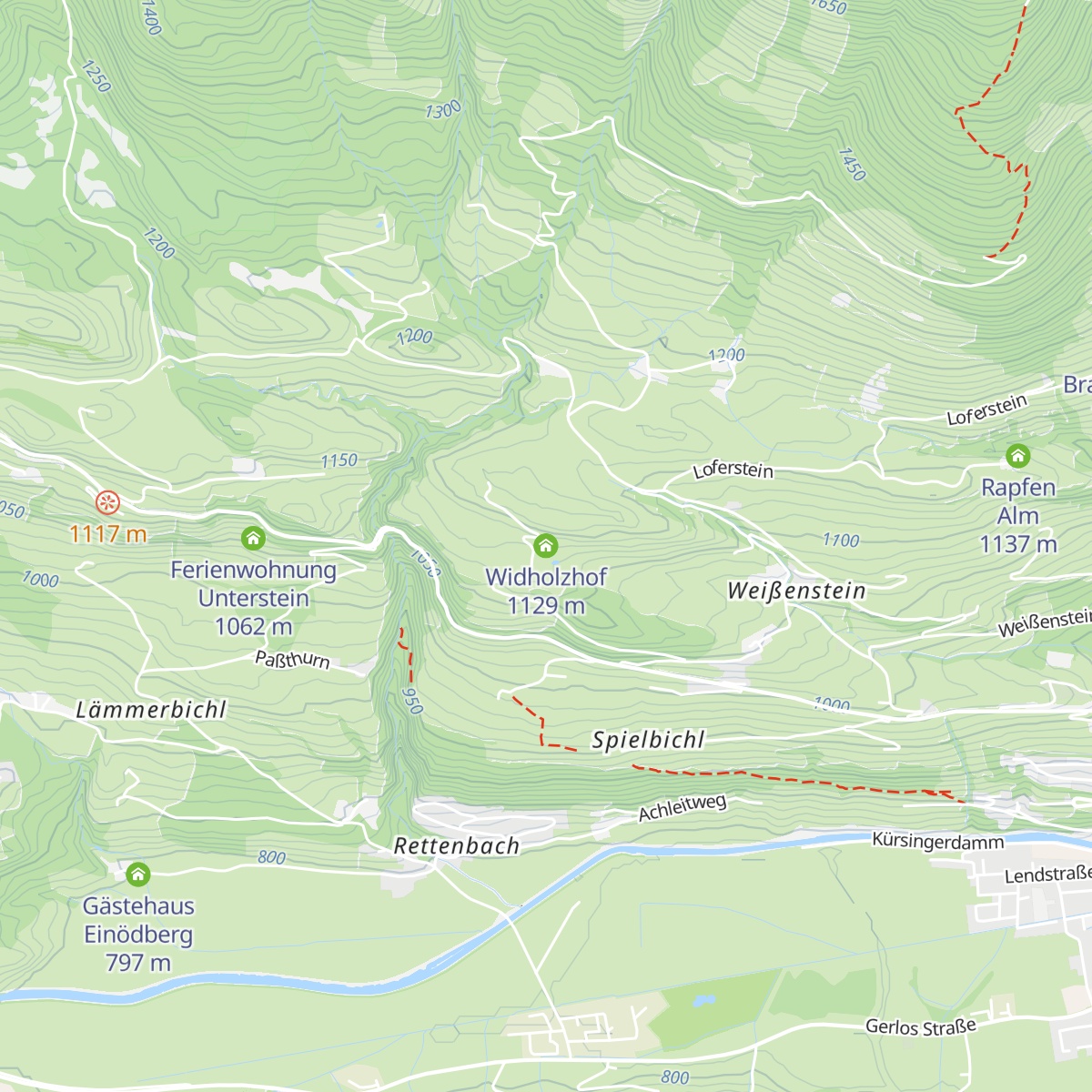 Widholzhof map